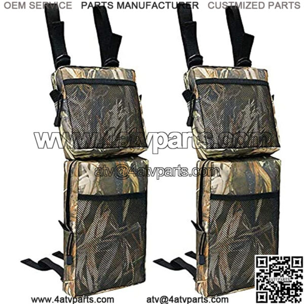 2-Pack ATV Fender Bag, ATV Tank Saddlebags ATV Storage Bags Cargo Storage Hunting Bags Universal ATV Rear Storage Bag For ATV Dirt Bike