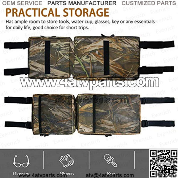 2-Pack ATV Fender Bag, ATV Tank Saddlebags ATV Storage Bags Cargo Storage Hunting Bags Universal ATV Rear Storage Bag For ATV Dirt Bike - Image 4