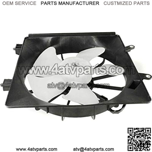 Make Auto Parts Manufacturing Passenger Side Single Fan Radiator Cooling Fan Assembly For Honda Civic 2001 2002 2003 2004 2005 - HO3115115 - Image 2