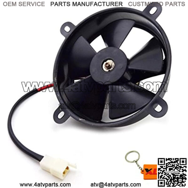 12V 6" Radiator Cooling Fan for ATV Quad UTV Go Kart Buggy Taotao Coolster 200cc 250cc