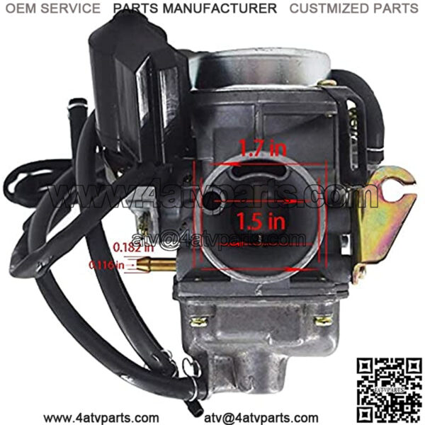 Carburetor Carb Fit for GY6 150cc 250cc Scooter Moped ATV Gokart Motorcycle 24mm - Image 2