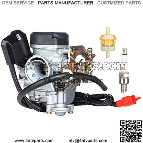 Carburetor for GY6 49cc Four Stroke with Upgrades Scooter Moped ATV