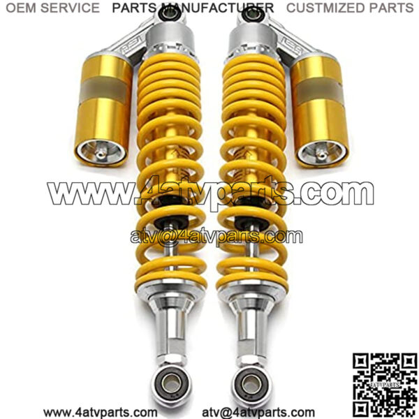 Motorcycle Air Shock Absorber Yellow 280/320/340/380mm Rear Suspension ATV Quad Scooter Dirt Bike (Color : M99-15-1)