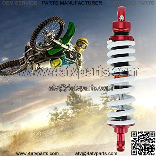 Rear Shock Damper Suspension, Shock Damper, Aluminum Alloy 325Mm Rear Shock Damper Suspension Spring Fit For Bike Ycle Atv Motorcycle