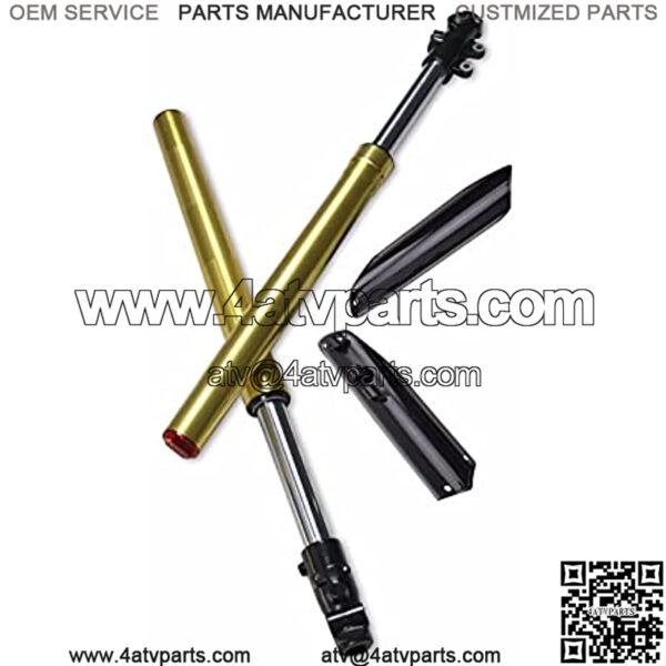 Suspension Shock Motorcycle Falling Protection Gold 735mm Front Forks Shock Absorber Suspension for 125 150 160cc Pit Dirt Bike Scooter ATV for Bike   car - Image 2