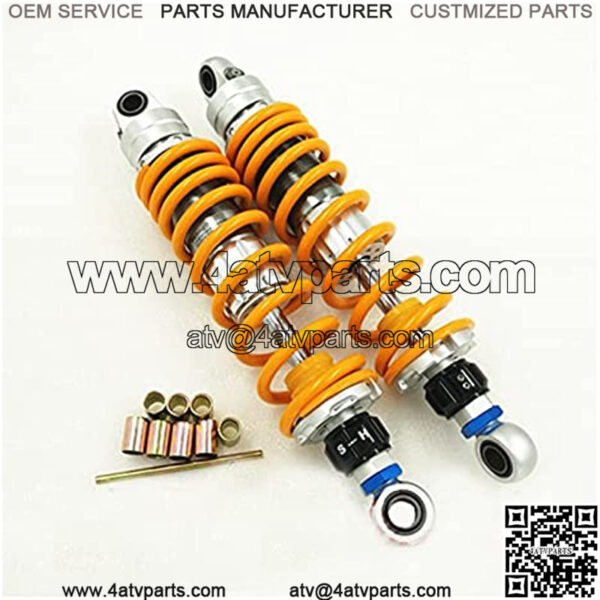 Suspension Shock 320/330/340/360mm Motorcycle Rear Shock Absorbers Fit Scooter Dirt Bikes ATV&Quad for Bike   car (Color : 340 Fork a Piece)