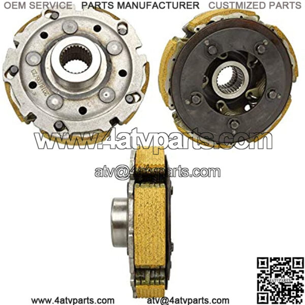 Wet Clutch Drum & Pad Shoe with Gasket Replacement for 2004-2007 Yamaha 660 & 2002-2008 Yamaha YFM660 Replace 5KM-17611-00-00 - Image 3