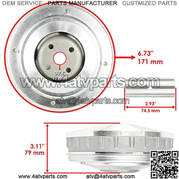 Compatible with Wet Clutch Drum and Yamaha Kodiak 400 YFM400FA 4X4 2006 - Image 3