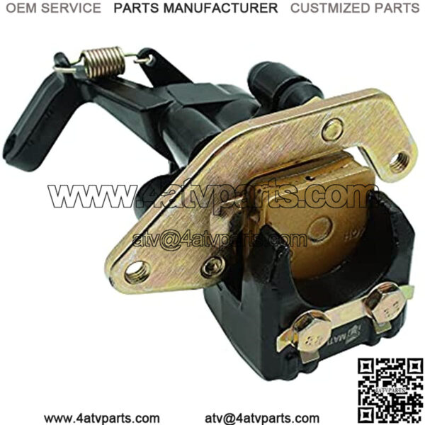 Rear Brake Caliper & Pads Assembly for Yamaha ATV YFZ450 2004-2005 with Parking Brake 5TG-2580W-00-00 5LP-W0046-50-00