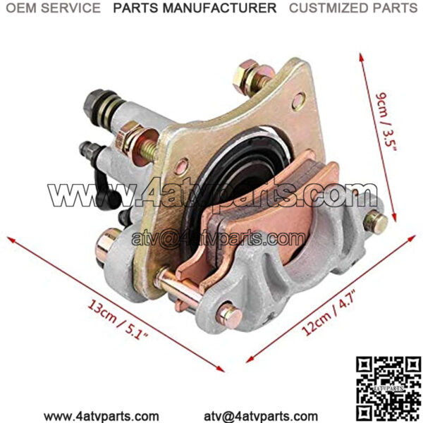 Rear Atv Brake Caliper For Polaris Sportsman 400 500 600 700 800 With Pads Replace 1911075,Brand New aftermarket rear brake caliper - Image 4