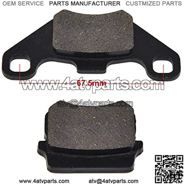 Rear Brake Pads Replacement for 50cc 70cc 90cc 110cc 125cc ATV Go Kart Quad Bikes Dune Buggy 4 Wheeler Kazuma Meerkat 50 90 Dingo 70 Falcon 90 110 49cc 70cc 90cc ATV - Image 2