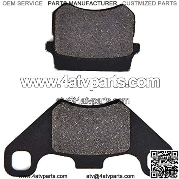 Rear Brake Pads Replacement for 50cc 70cc 90cc 110cc 125cc ATV Go Kart Quad Bikes Dune Buggy 4 Wheeler Kazuma Meerkat 50 90 Dingo 70 Falcon 90 110 49cc 70cc 90cc ATV - Image 3