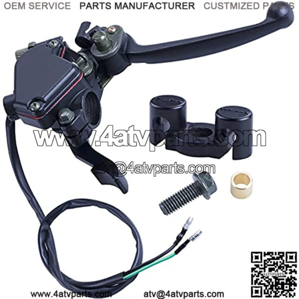 7/8'' Thumb Throttle with Dual Brake Lever Assy Compatible with 50cc 90cc 150cc 250cc ATV Quad Roketa Taotao Sunl Kazuma