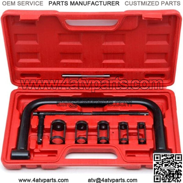 5 Sizes Valve Spring Compressor C Clamp Pusher Repair Tool Set Replacement for Auto Motorcycle ATV Cars Small Engine