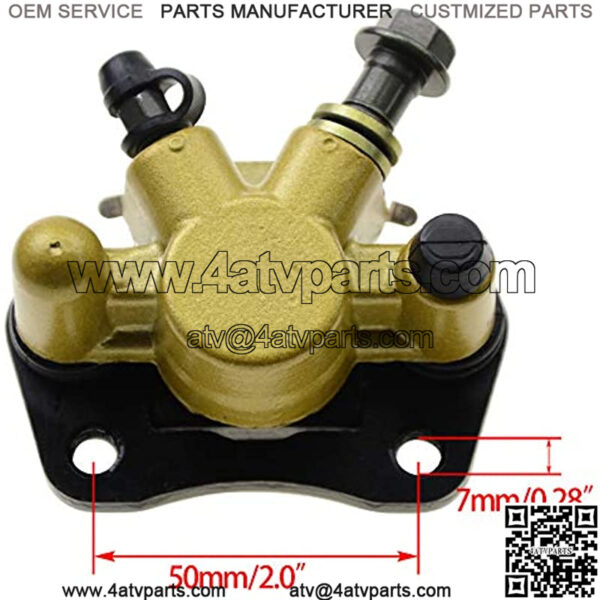 Hydraulic Disc Brake Caliper Replacement for 50cc 70cc 90cc 110cc 125cc Chinese ATV 4 Wheeler Quad Go Kart - Image 2