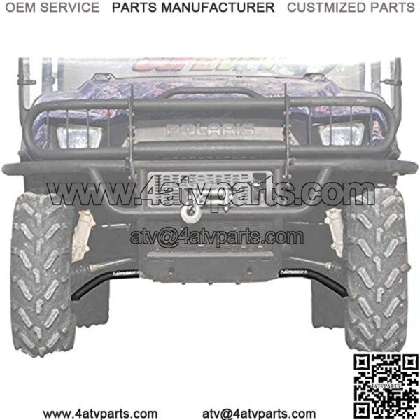 SuperATV High Clearance 2" Forward Offset A-Arms for Polaris Ranger Midsize 570 (2014) - Black