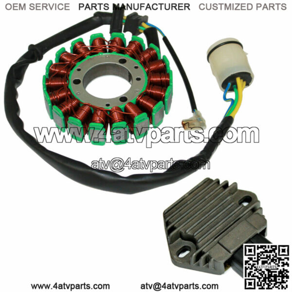 Stator & Regulator Rectifier for Honda TRX350TE TRX350TM Rancher Es S 2000-2003