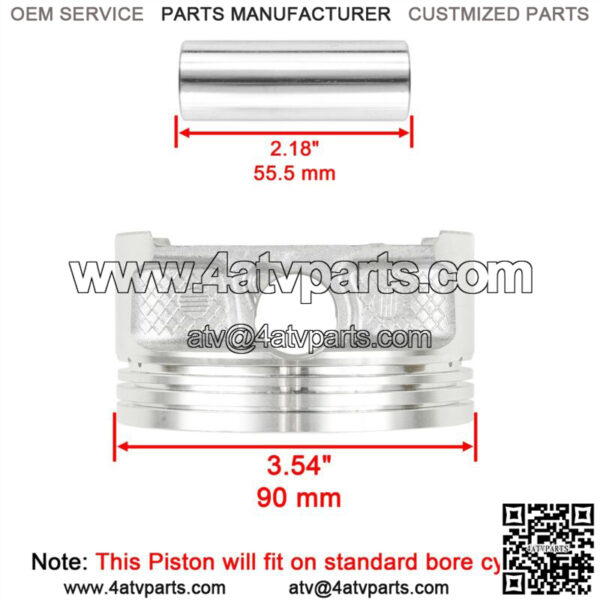 Cylinder Piston Ring fits Can-am Commander 800R / Commander Max 800R 2011-2020 - Image 4