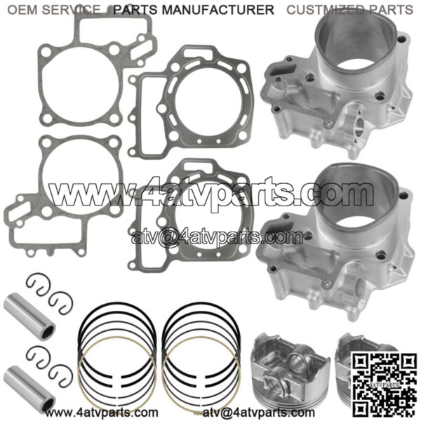 Front Rear Cylinder Piston Ring fits Kawasaki Teryx 750 KRF750 2008 - 2011 85mm