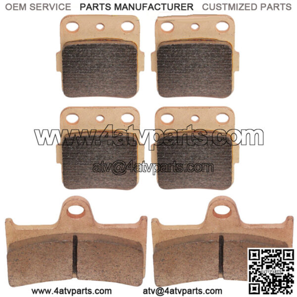 Brake Pads for Yamaha Grizzly 660 YFM660 Ducks Unlimited 2006-2007 Front Rear