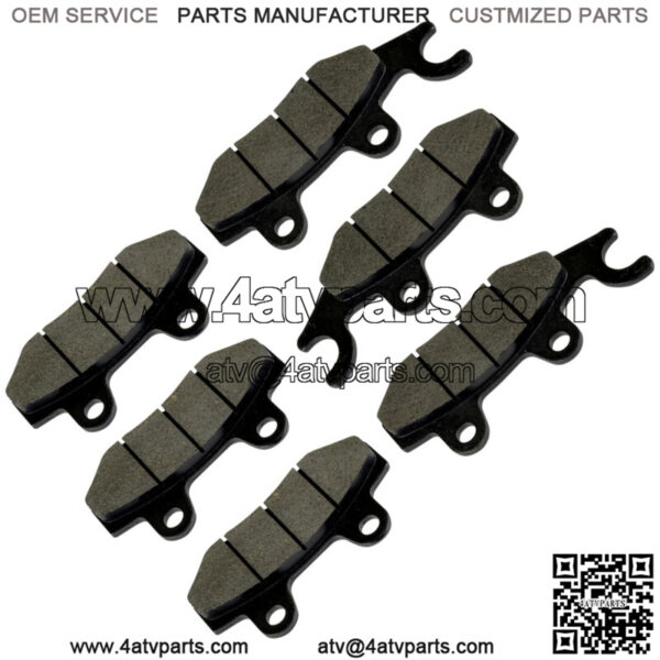 Front And Rear Brake Pads for Can-Am Commander 800R 2012-2017 - Image 4