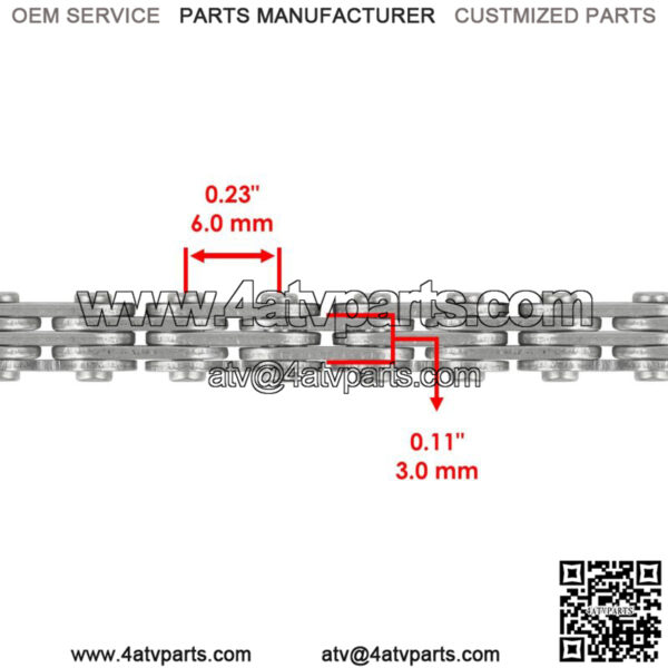 Oil Pump Chain w/ Complete Oil Pump for Honda TRX680FA FourTrax Rincon 2006-2022 - Image 2