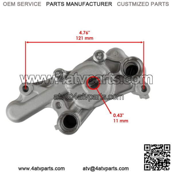 Oil Pump Chain w/ Complete Oil Pump for Honda TRX680FA FourTrax Rincon 2006-2022 - Image 4