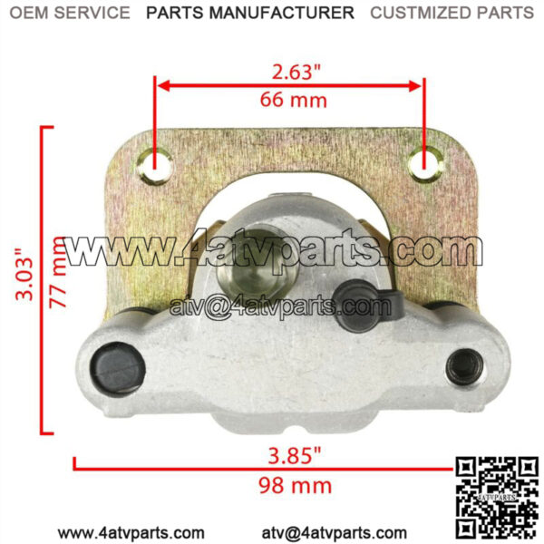 Rear Left Right Brake Caliper w/ Pads for Polaris Ranger 570 Intl / Ranger ETX - Image 2