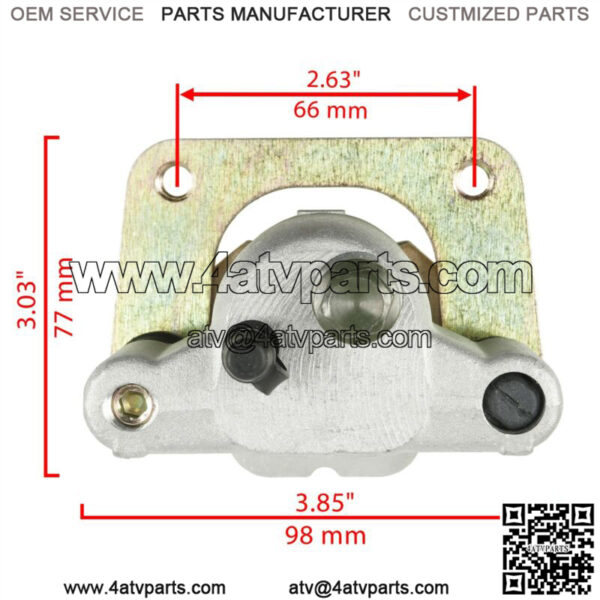 Rear Left Right Brake Caliper w/ Pads for Polaris Ranger 570 Intl / Ranger ETX - Image 3