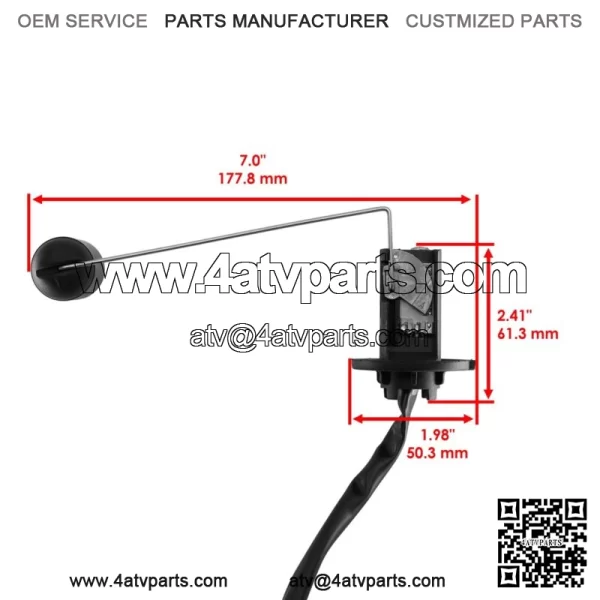 Fuel Sending Unit Sensor For Honda Foreman Rubicon TRX500FGA 500 2005-2008 - Image 2