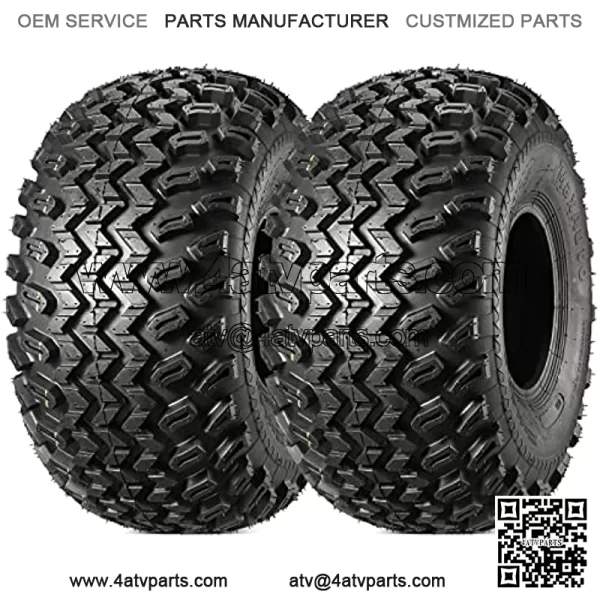 22X11.00-8 Golf Cart All Trail UTV ATV Turf Tire 4-Ply,Set of 2