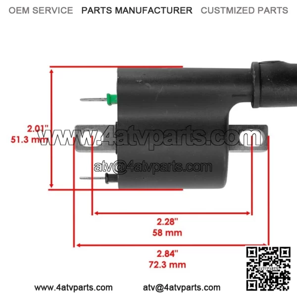 Ignition Coil And Cap For Honda Rancher TRX420FE 4x4 ES 2014-2019 - Image 2