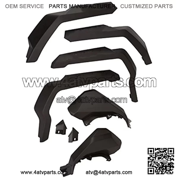 715001764 Black ATV Mud Guard Kit