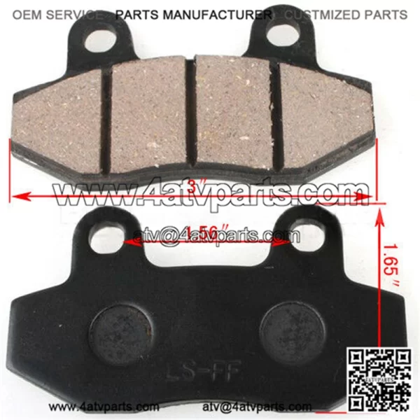 quad bike brake pad for 110cc 150cc 250cc disc brake pad