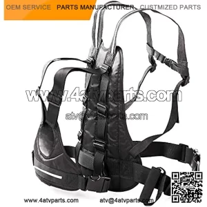 Child Motorcycle Harness Adjustable with Two Handles, Breathable Material in Black