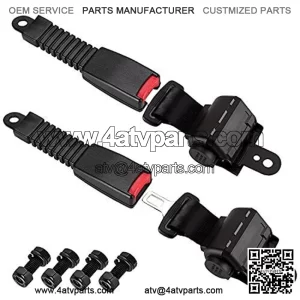 Golf Cart Seat Belts 47.64" Universal Seat Belts for Go...