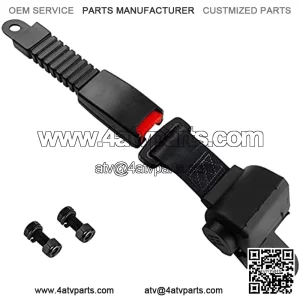 Seat Belt for Golf Cart Replacement Retractable 47 5/8" Belt Universal Fit for EZGO TXT RXV Yamaha Club Car DS Precedent UTV ATV Go Kart 1 Set
