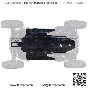 Heavy Duty 1/2" ARMW Full Skid Plate for Polaris RZR XP Turbo S (2019+) - Full Machine Protection!