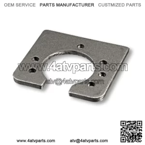 BEARING HANGER FOR 3/4?? AXLES ?C 3-3/4?? SQ X 1/4?? THICK, 5/16?? HOLE PATTERN FOR 2  HOLE BEARING FLANGETTES