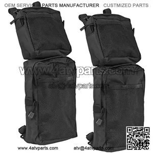 2 Pack ATV Fender Bag, ATV Tank Saddlebags, Universal Rear Storage Bag for ATV Dirt Bike