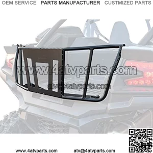 SuperATV Heavy Duty Steel Bed Enclosure for Kawasaki Teryx KRX 1000 (2020+) UTV - Easy to install, All hardware Included - 100% Guaranteed Fit - Can Hold a 32?? Spare Tire, Cargo, or Other Accessories