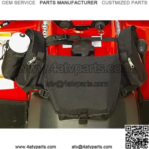 American Trails - ATV Saddle Bag Black - Tank Bag Front Accessories Storage Pack Luggage