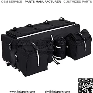 ATV Saddle Bag Gear Bags Snowmobile Bag ATV Rear Rack Bag Luggage Storage Gear Pack for Motocross Snowmobile
