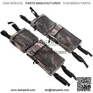 VGEBY Bolsa de Rejilla Trasera de 2 Piezas, Bolsa de Transporte para Motos de Nieve ATV, Bolsa de Paquete UTV para veh??culos Todo Ter, Accesorios para Motocicleta con Bolsillo de Carga