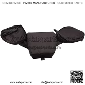American Trails - ATV Saddle Bag Black - Tank Bag Front Accessories Storage Pack Luggage