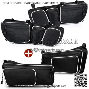 UTV Front & Rear Side Door Storage Bags for 2017-2023 Can-Am Maverick X3 Turbo