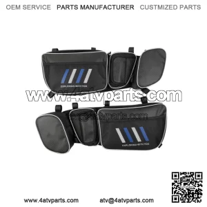 For Can Am Maverick X3 2017-2023 UTV Front Side Door Storage Bags w/ Knee Pad