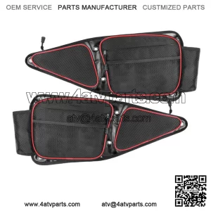 UTV Front Side Door Storage Bags w/Knee Pad For Polaris RZR XP 4 1000(For: More than one vehicle)