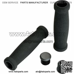Foam ATV ATC Quad Grips 7/8" Handlebars For Polaris Honda Suzuki