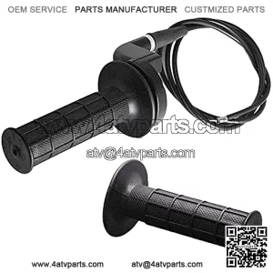 Throttle Handle and Grip Cable for ATV/ATC Dirt Mini Baja Bike Mb165 Mb200 5.5/6.5hp 196cc 200cc Doodlebug Bike (50 Inch)